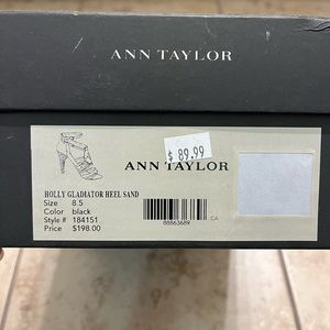 Black Strappy Sandals Size 8.5